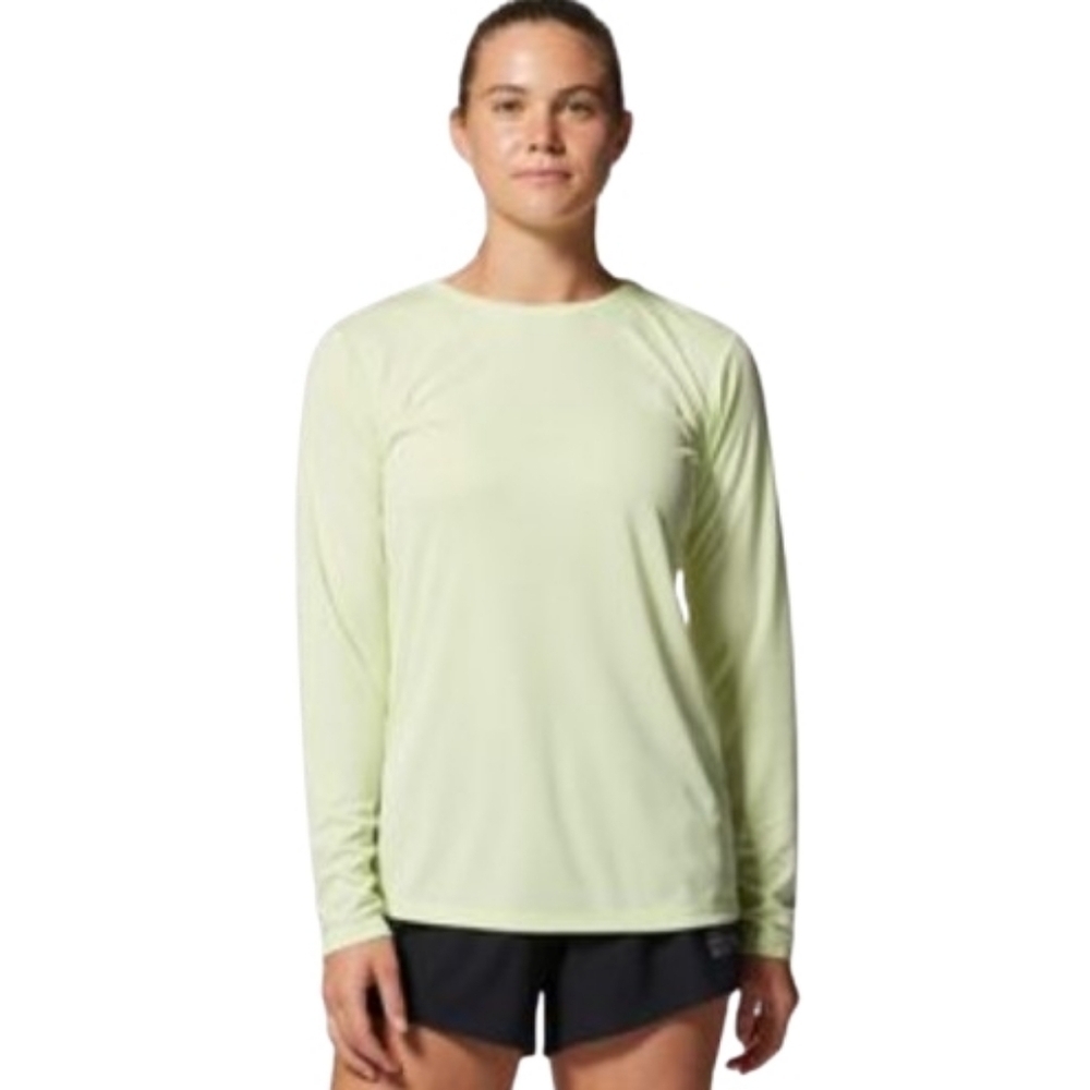 Mountain Hardwear Size L Lightweight Performance Top Base Layer WICK.Q Neon